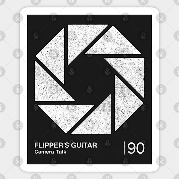 Flipper's Guitar / Minimalist Graphic Design Fan Artwork Magnet by saudade